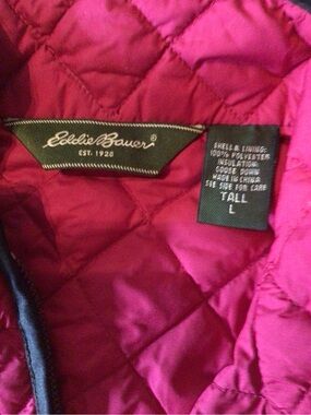Eddie Bauer Quilted Puffer Jacket in Bright Magenta